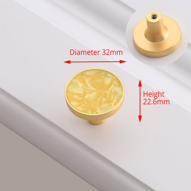 KAK Zinc Alloy Wall Hooks Gold Cabinet Knobs and Handles - KiwisLove