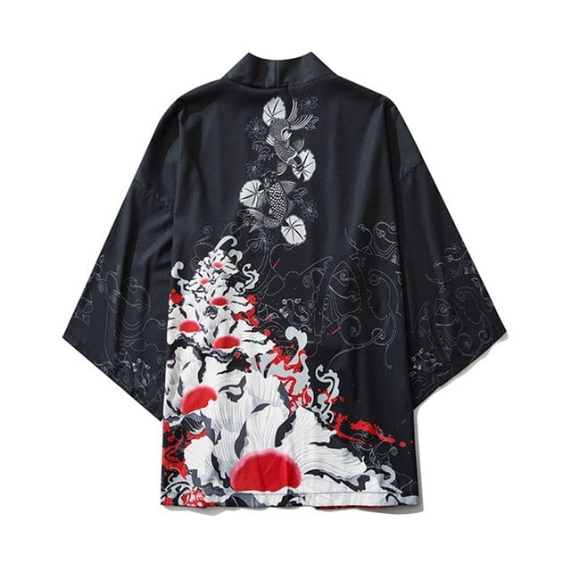 Womens tops and blouses 2020 harajuku kawaii shirt Japanese streetwear outfit kimono cardigan female yukata blouse women AZ004 - KiwisLove