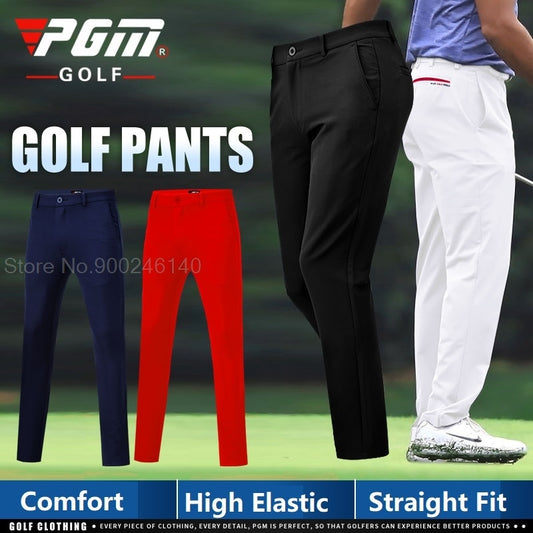 PGM Men Golf Pants Male  High-Elastic Casual Golf Tennis Long - KiwisLove