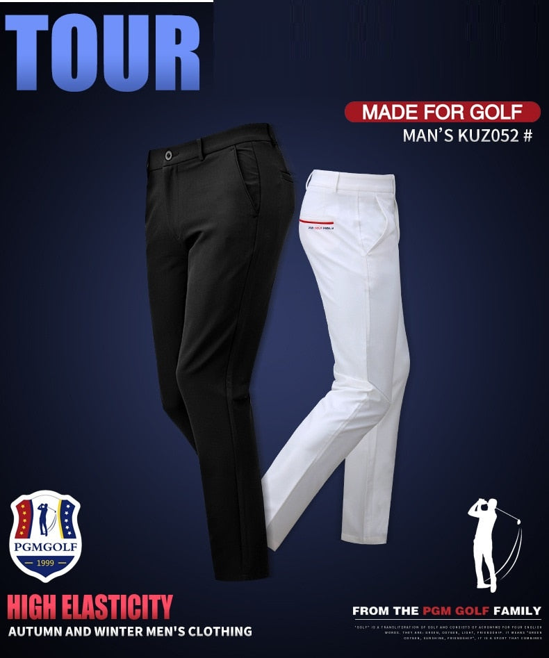 PGM Men Golf Pants Male  High-Elastic Casual Golf Tennis Long - KiwisLove