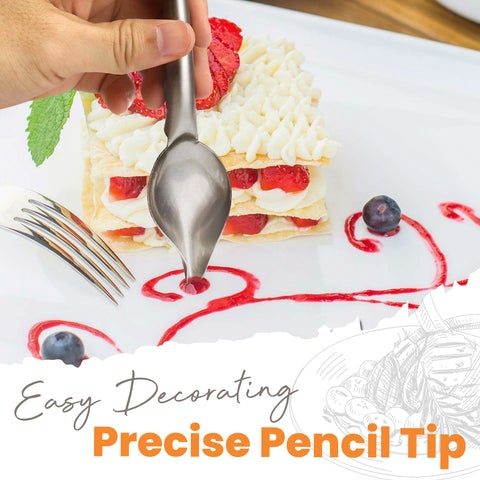 Sauce Plating Art Pencil Dessert Decorating  Painting Pencil Spoon - KiwisLove