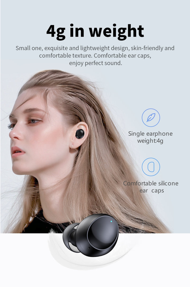 Mifa X19 TWS Earphone Wireless Bluetooth 5.0 Earbuds Noise Cancelling - KiwisLove