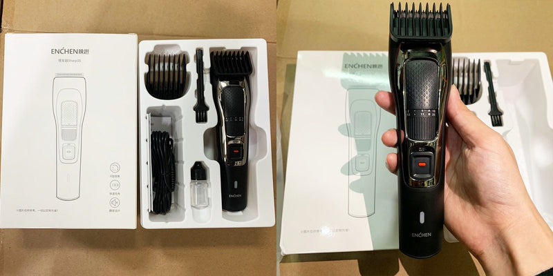 ENCHEN Electric Trimmer For Men USB Cordless Rechargeable Hair Clippers - KiwisLove