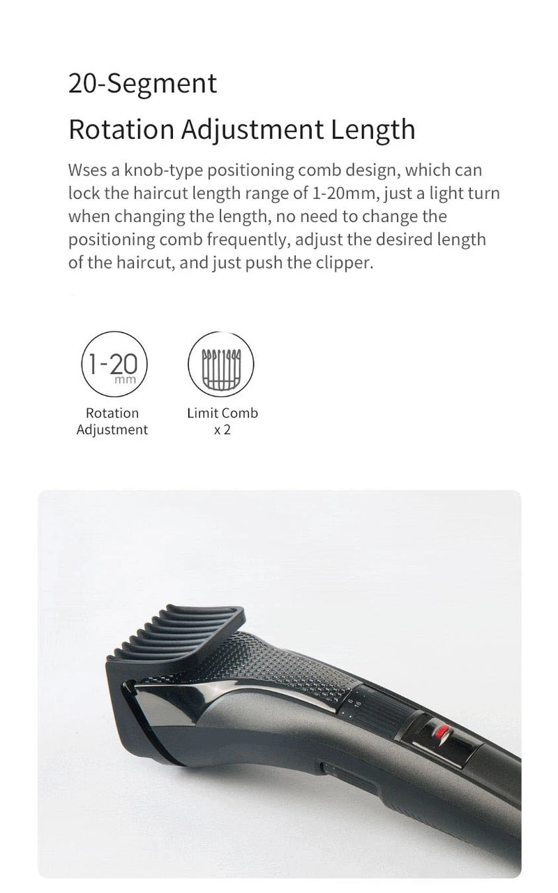 ENCHEN Electric Trimmer For Men USB Cordless Rechargeable Hair Clippers - KiwisLove