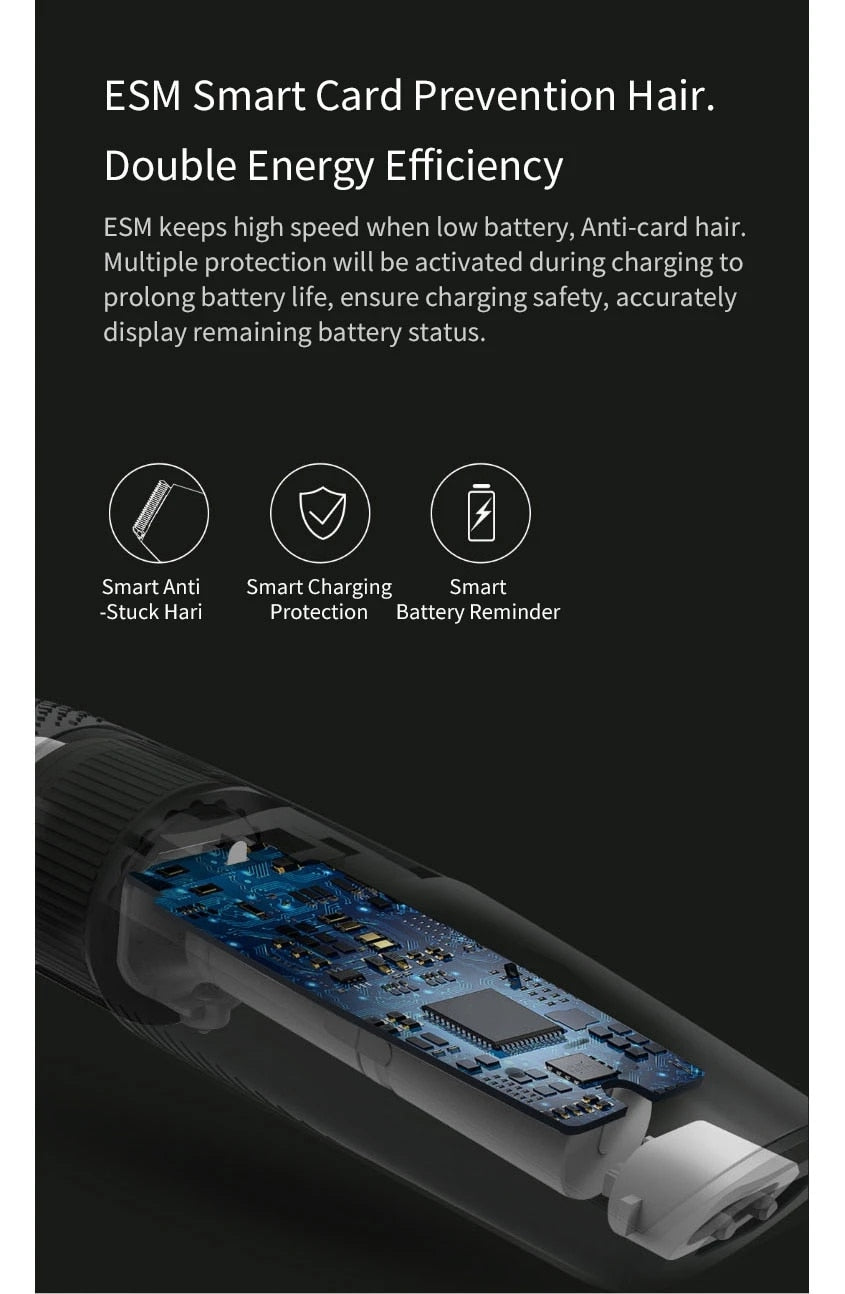 ENCHEN Electric Trimmer For Men USB Cordless Rechargeable Hair Clippers - KiwisLove