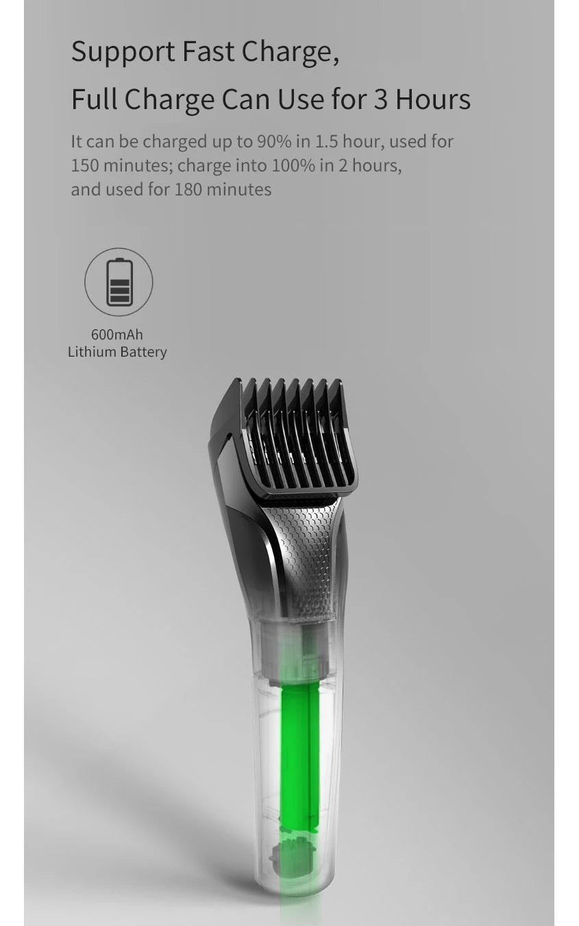 ENCHEN Electric Trimmer For Men USB Cordless Rechargeable Hair Clippers - KiwisLove