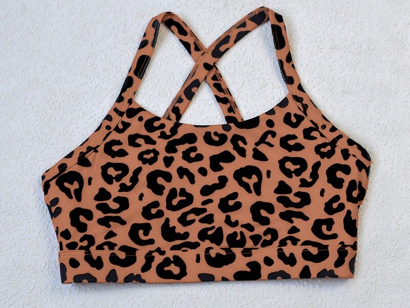 Women Fitness Outfit Leopard Breathable High Waist Legging Gym Running - KiwisLove