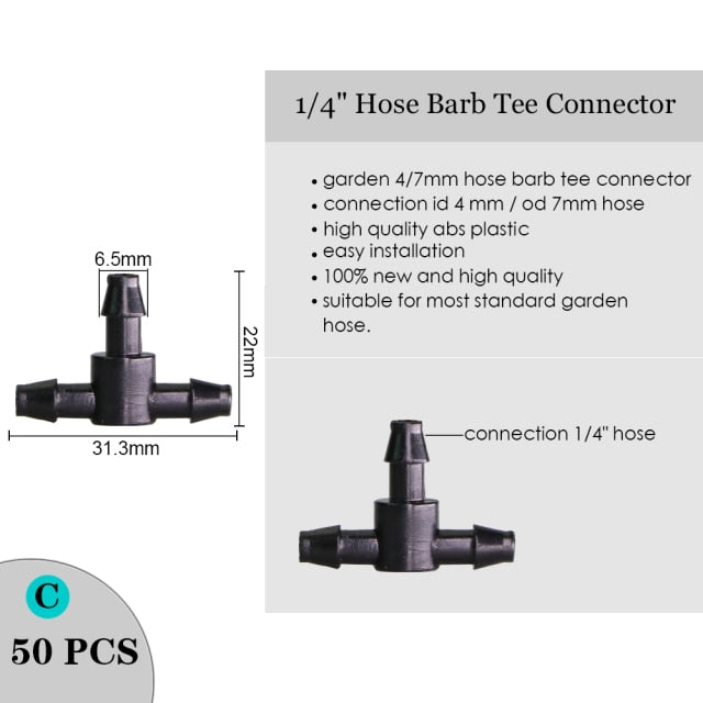 Irrigation Dripper Sprinkler 1/4" Hose - KiwisLove