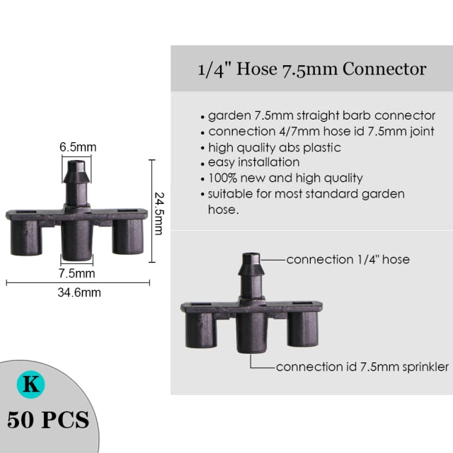 Irrigation Dripper Sprinkler 1/4" Hose - KiwisLove
