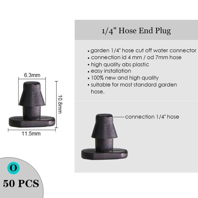 Irrigation Dripper Sprinkler 1/4" Hose - KiwisLove