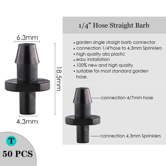 Irrigation Dripper Sprinkler 1/4" Hose - KiwisLove