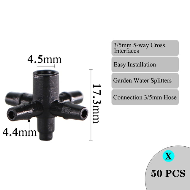 Irrigation Dripper Sprinkler 1/4" Hose - KiwisLove