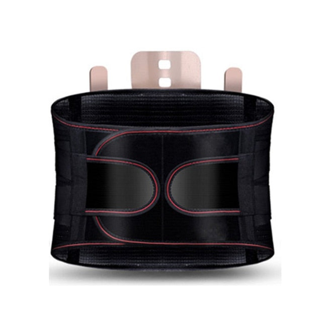 Lumbar Back Belt Disc Herniation Orthopedic Posture Corrector Self Heating Steel Plate Magnetic - KiwisLove