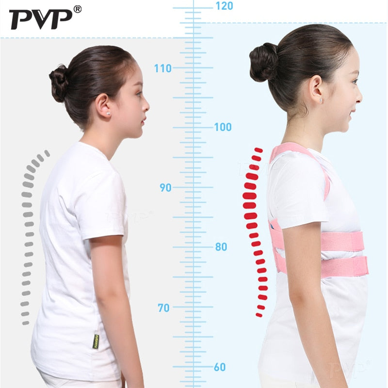 Shoulder Back Brace Support Adjustable Posture Corrector Spine Lumbar - KiwisLove