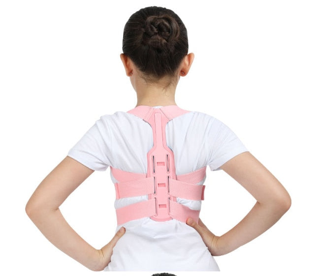 Shoulder Back Brace Support Adjustable Posture Corrector Spine Lumbar - KiwisLove