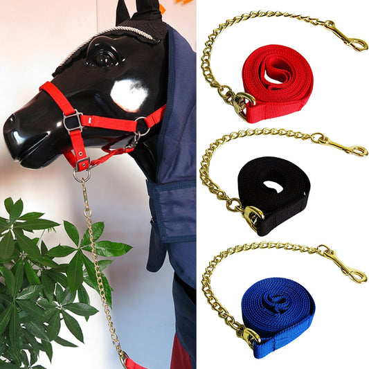PP Horse Lead Rope Strap Rein Racing Halters Swivel Buckle Pony Cob Leash Webbing Rope - KiwisLove