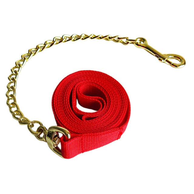 PP Horse Lead Rope Strap Rein Racing Halters Swivel Buckle Pony Cob Leash Webbing Rope - KiwisLove