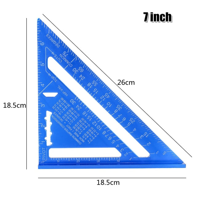 Triangle  Ruler Protractor Swanson Speed Square Layout Gauge - KiwisLove