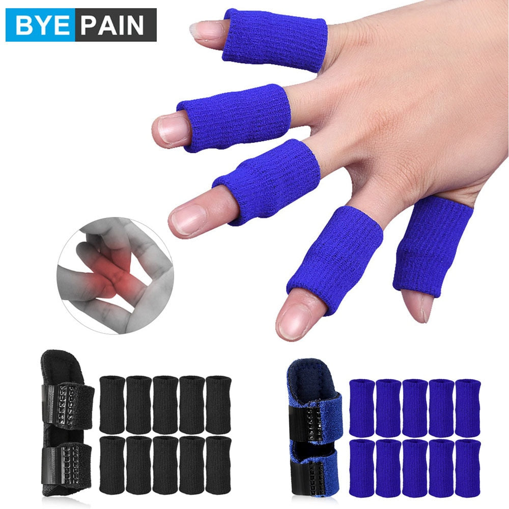 Finger Guard Sleeve Finger Splint set Suit Adjustable Finger Support - KiwisLove