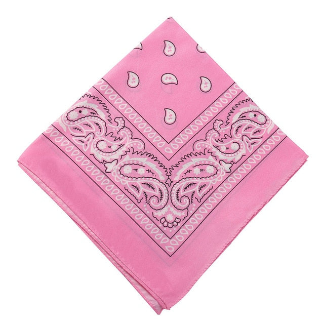 17KM Bohemian Print Bandana Hair Bands for Girls Women  Unisex Square - KiwisLove