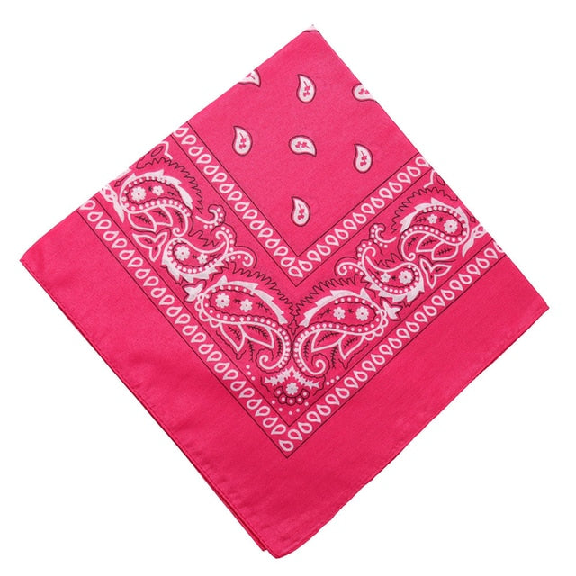 17KM Bohemian Print Bandana Hair Bands for Girls Women  Unisex Square - KiwisLove