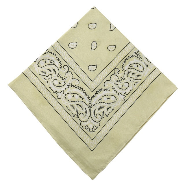 17KM Bohemian Print Bandana Hair Bands for Girls Women  Unisex Square - KiwisLove