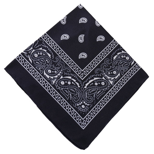 17KM Bohemian Print Bandana Hair Bands for Girls Women  Unisex Square - KiwisLove