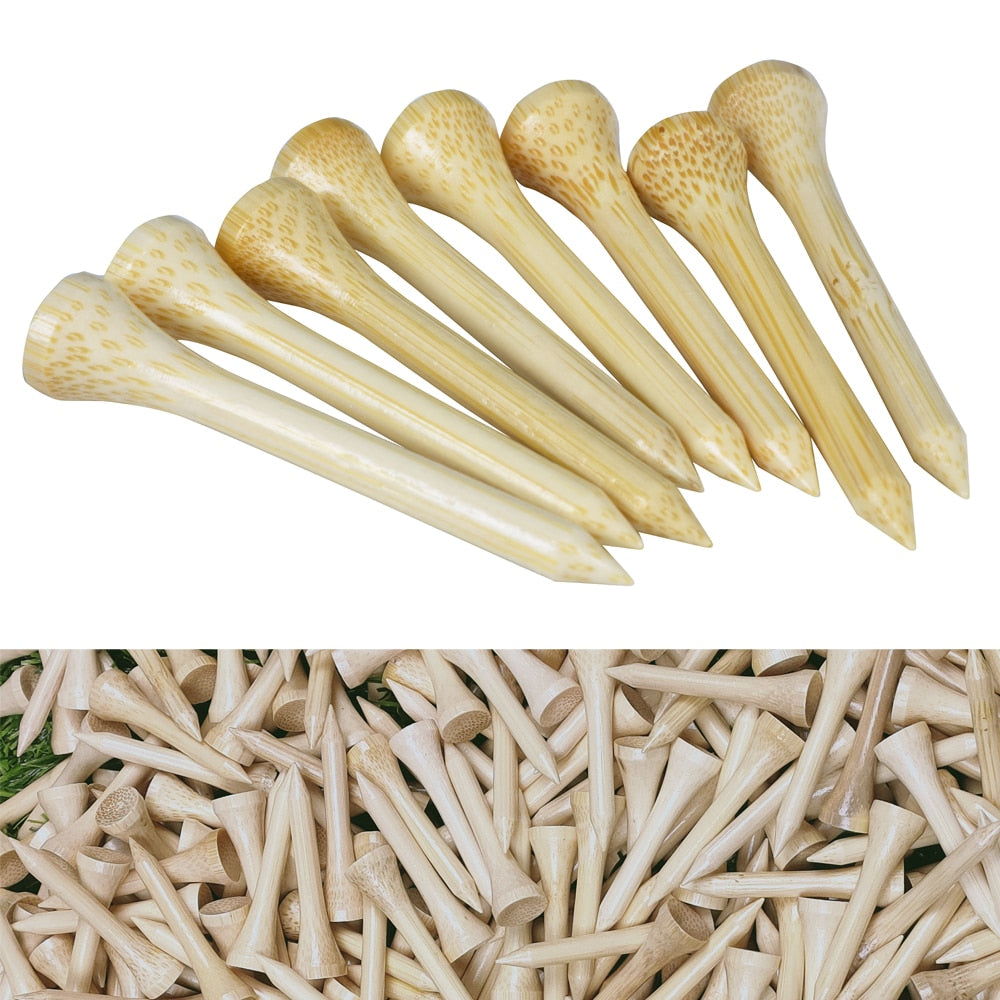 100Pcs/Set Golf Tees Bamboo Tee Golf Balls Holder - KiwisLove