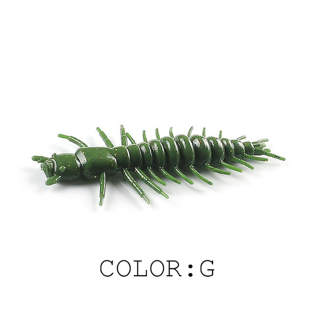 2021 New Zaza Larva soft lure Floating Freshwater Swimbaits Silicone Soft Bait Worm - KiwisLove