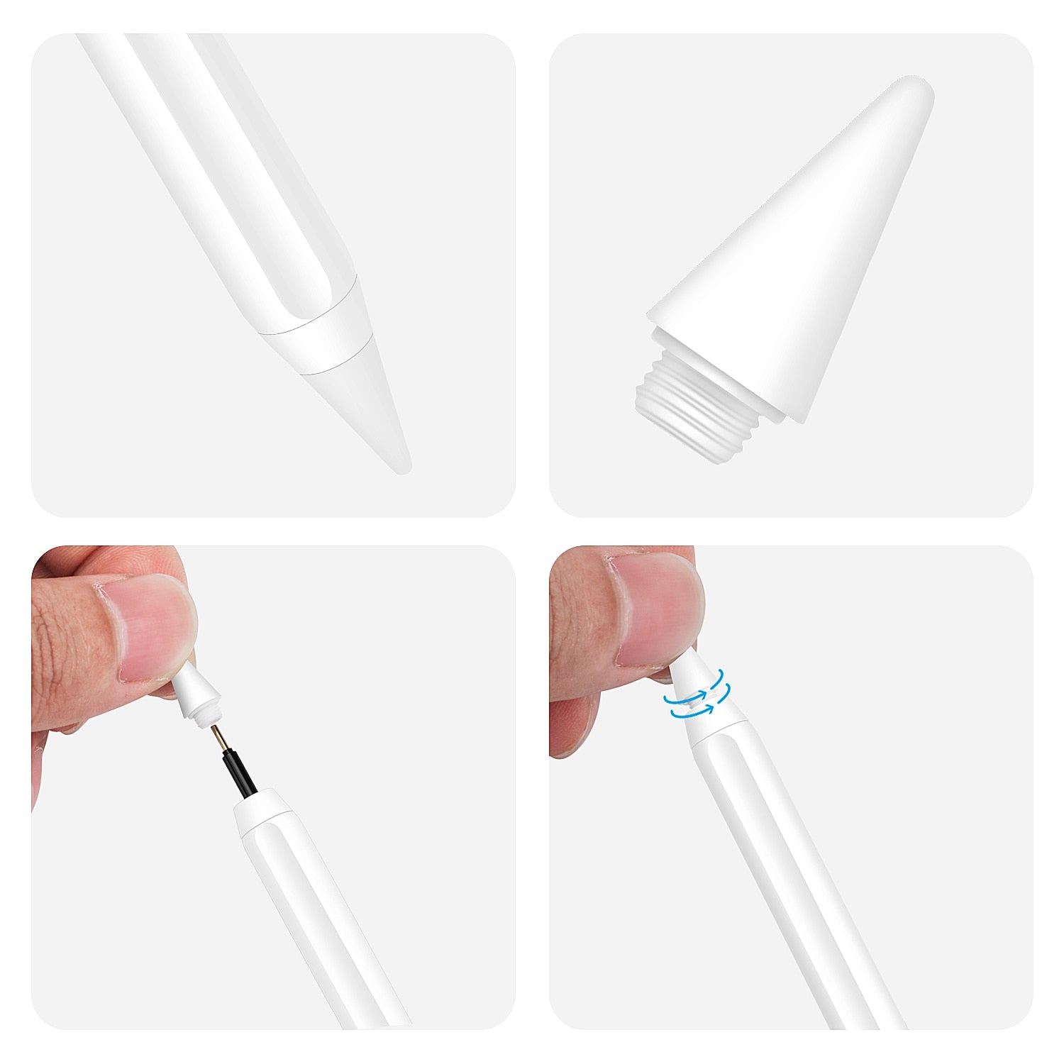 iPad Pencil Stylus Pen for Apple Pencil 2 1 iPad Pen Pro 11 12.9 2021 2020 2018 2019 Air 4 7th 8th - KiwisLove