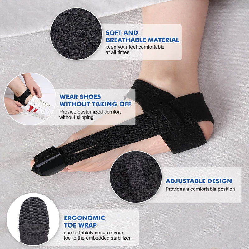 TENBON Footbone and Thumb Valgus Adjuster Toe Separator Bunion Correction - KiwisLove