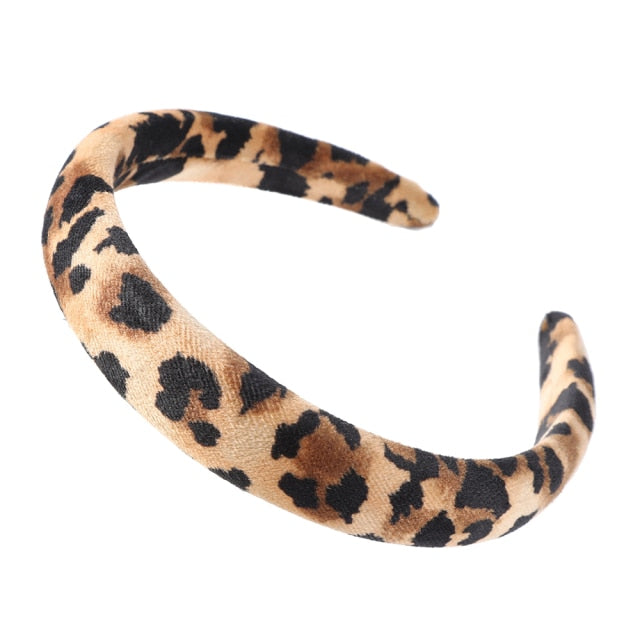Bezel Head Silk Padded Headband - KiwisLove