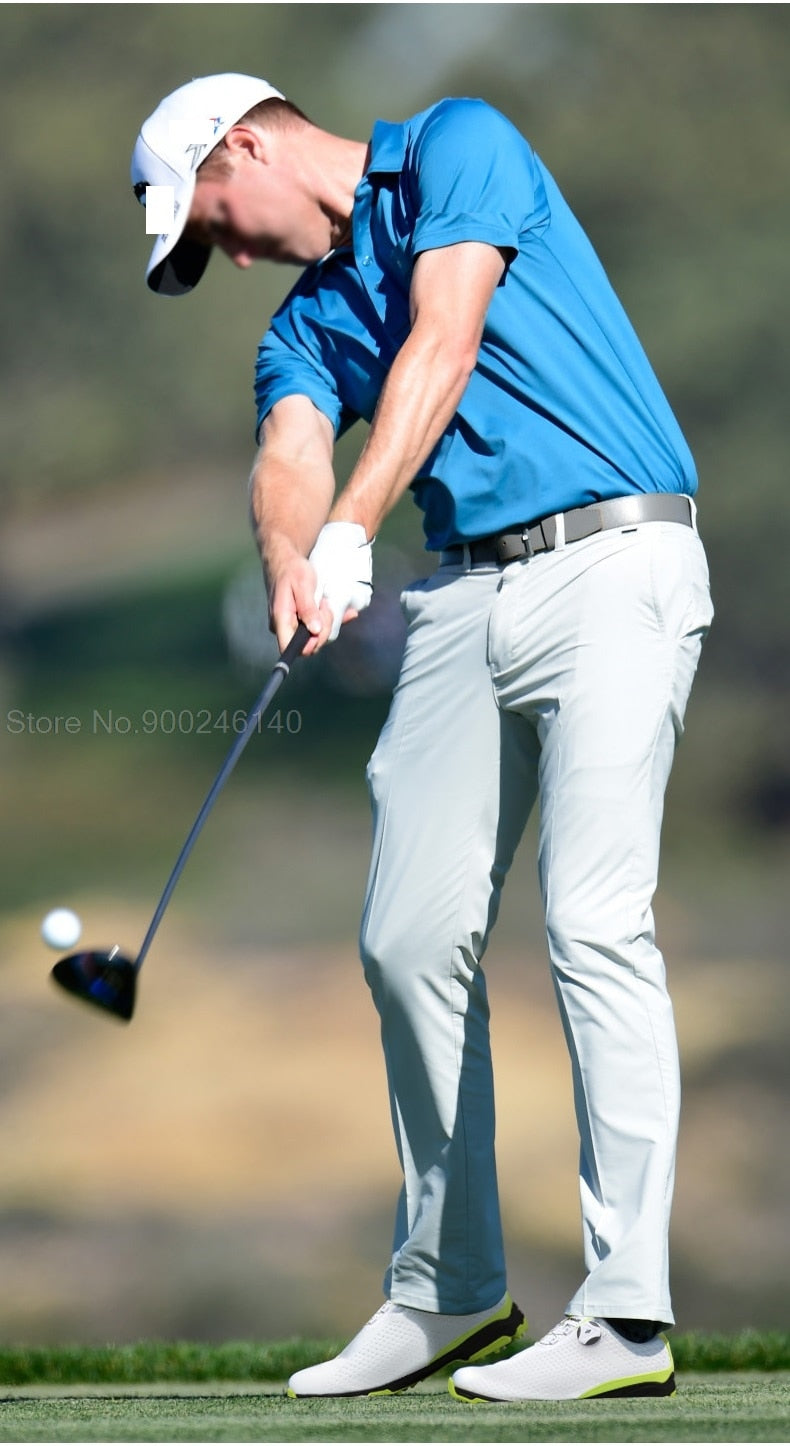 Pgm Golf Shoes Men Waterproof  Knobs Buckle Mesh Lining Breathable Slip Resistant - KiwisLove