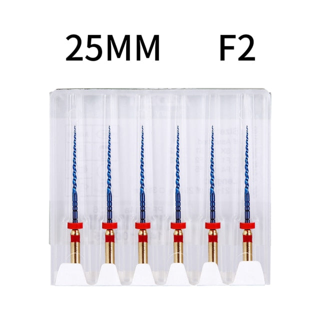 6pcs/pack 25mm,SX Dental Files Root Canal Dental Engine Use Rotary - KiwisLove