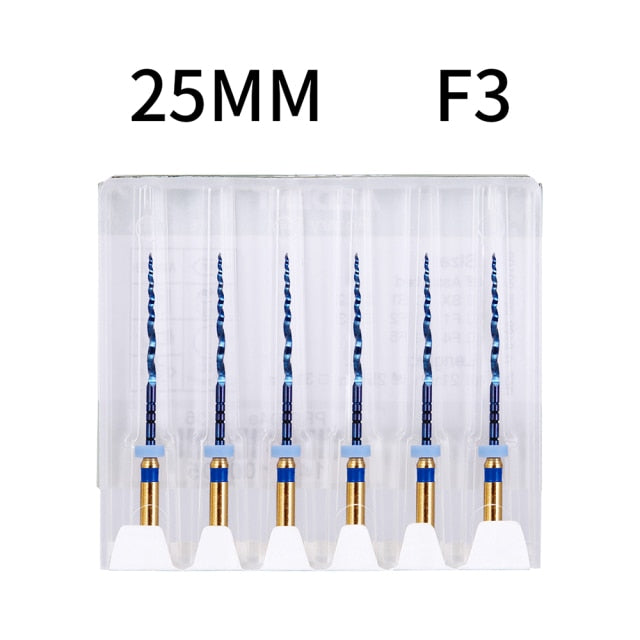 6pcs/pack 25mm,SX Dental Files Root Canal Dental Engine Use Rotary - KiwisLove
