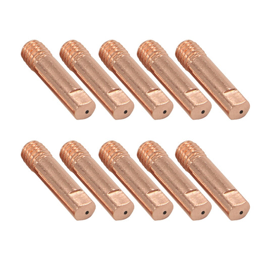 10pcs 14ak 15AK MIG MAG Welding Torch Contact Tips – M6 Copper Nozzles in Various Sizes- KiwisLove