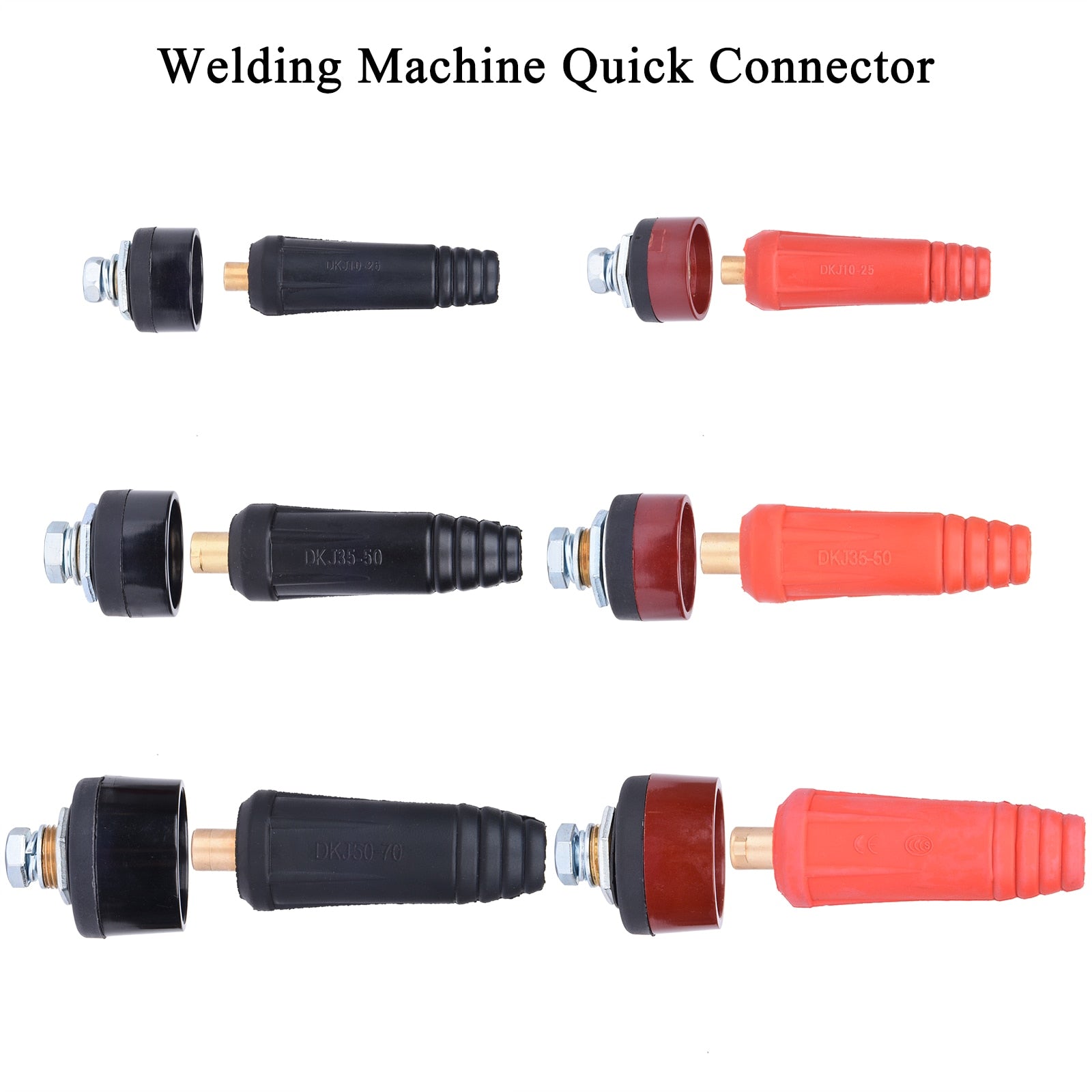 Quick Fitting Male Female Cable Connector Socket Plug Adaptor - KiwisLove