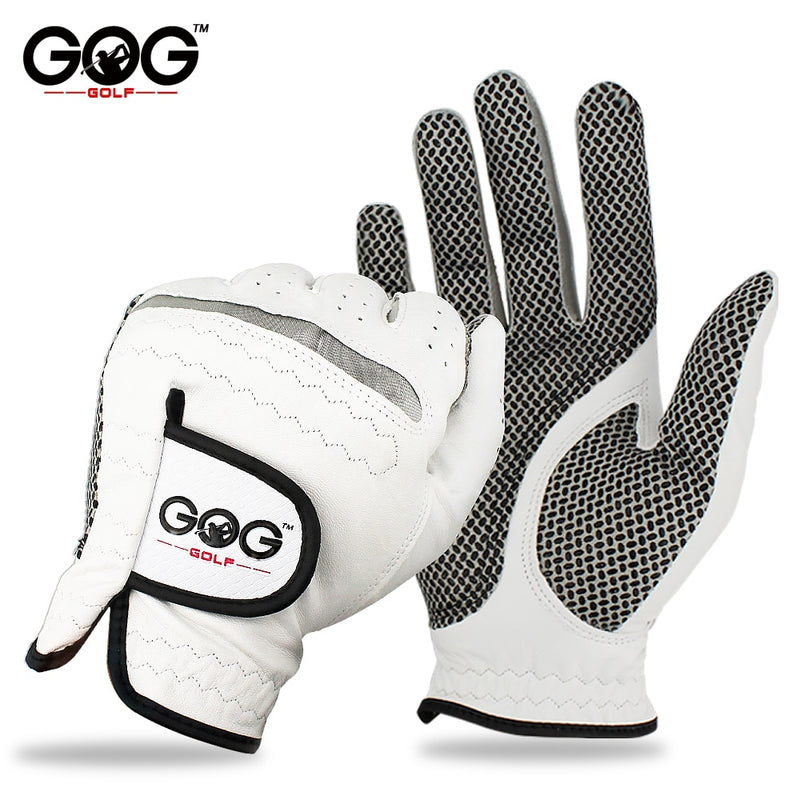 1 Pcs Golf Gloves Men's Left /Right Hand Soft Breathable Pure Sheepskin With Anti-slip Granules Golf Gloves Golf Men - KiwisLove