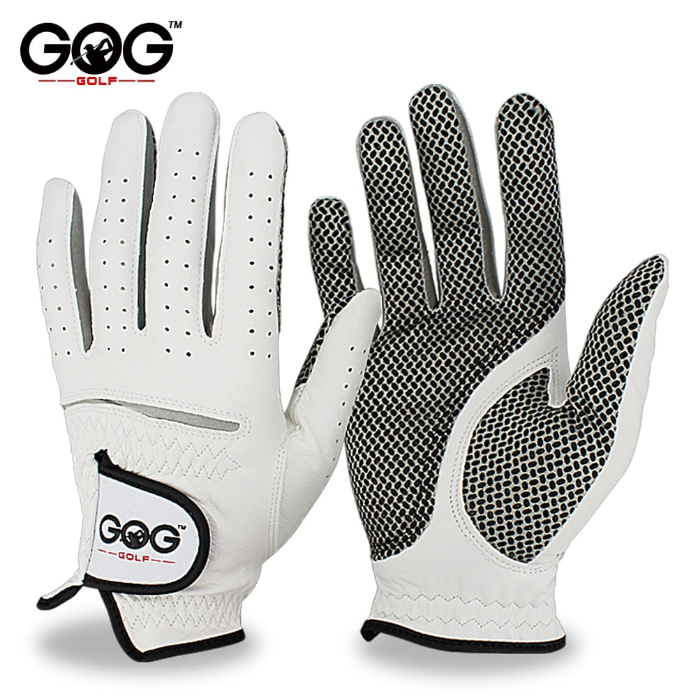 1 Pcs Golf Gloves Men's Left /Right Hand Soft Breathable Pure Sheepskin With Anti-slip Granules Golf Gloves Golf Men - KiwisLove