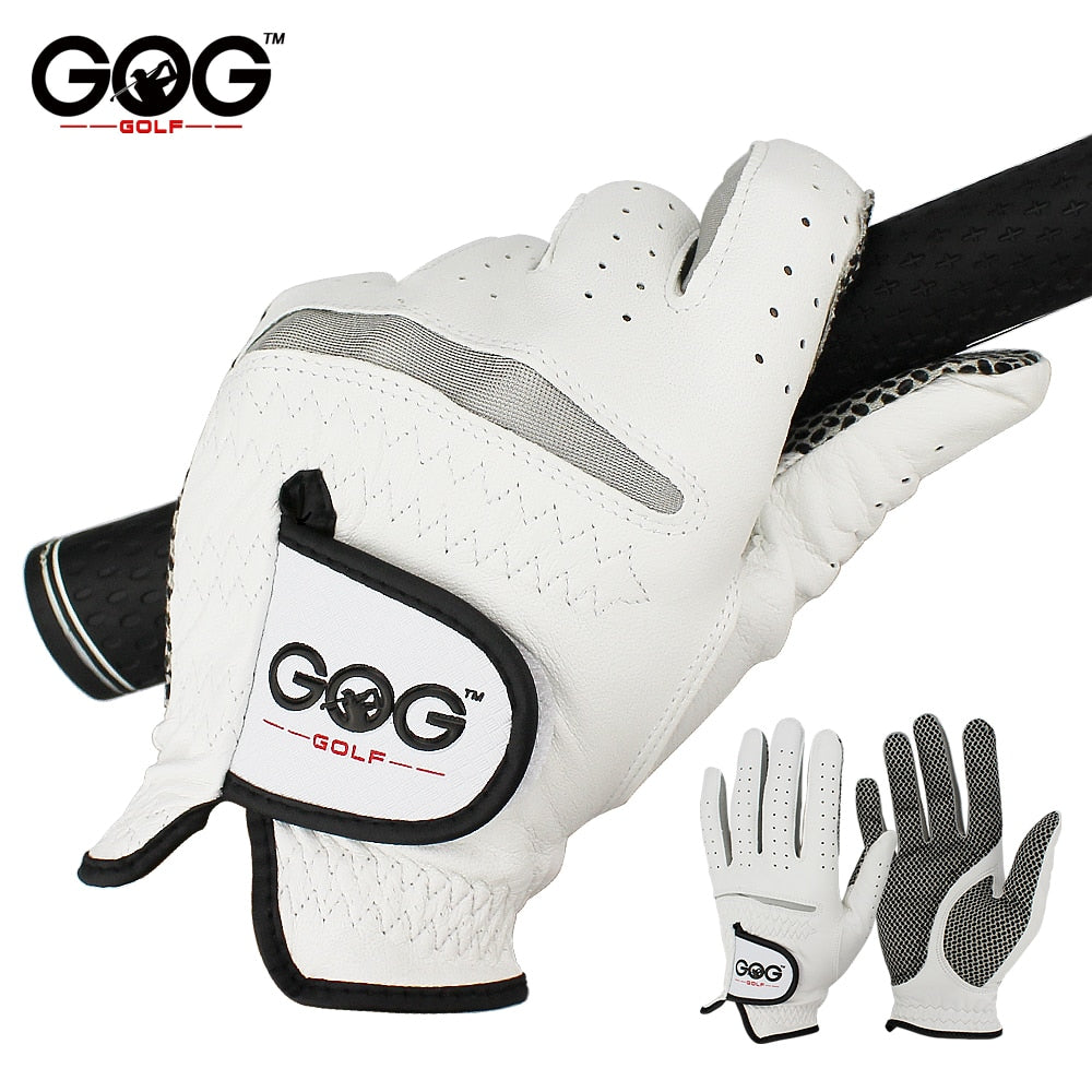 1 Pcs Golf Gloves Men's Left /Right Hand Soft Breathable Pure Sheepskin With Anti-slip Granules Golf Gloves Golf Men - KiwisLove