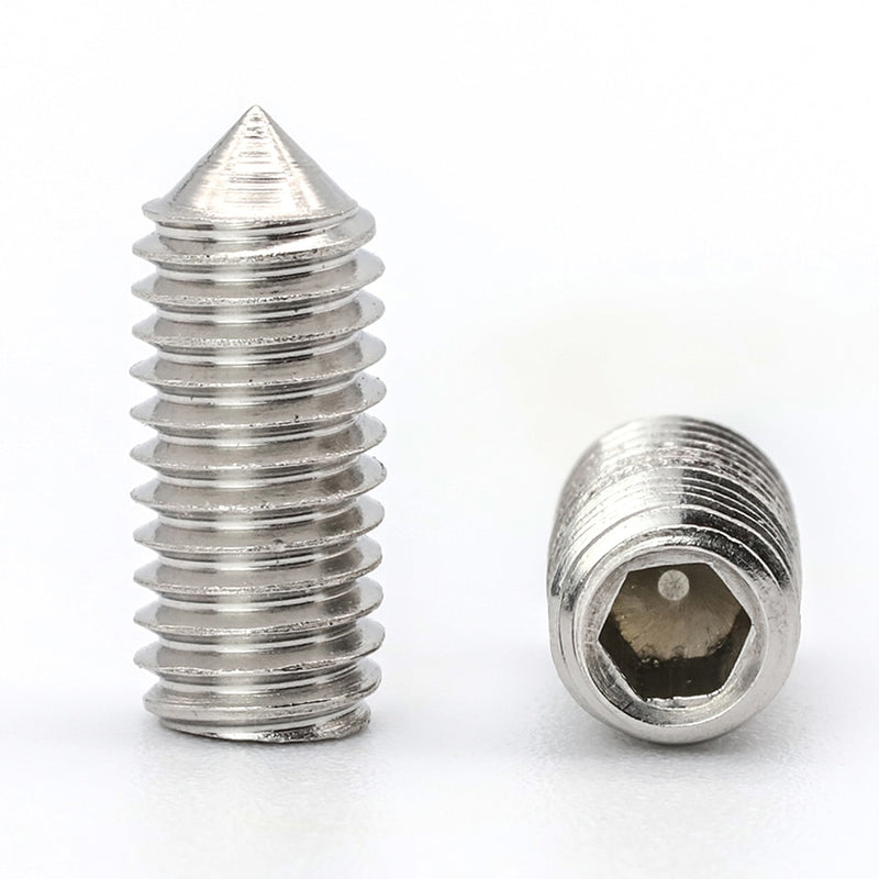 667pcs Hex hexagon socket cone point screw stainless steel grub with  key - KiwisLove