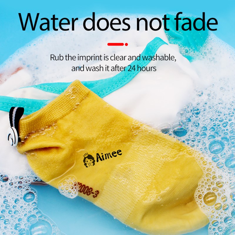 Kid Student Name Seal Custom Stamp Kindergarten Clothes Notebook - KiwisLove