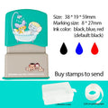 Kid Student Name Seal Custom Stamp Kindergarten Clothes Notebook - KiwisLove