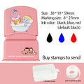 Kid Student Name Seal Custom Stamp Kindergarten Clothes Notebook - KiwisLove