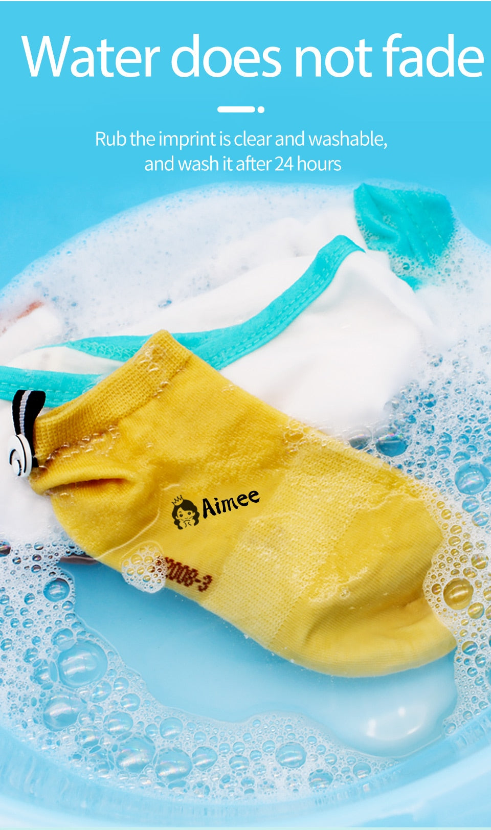 Kid Student Name Seal Custom Stamp Kindergarten Clothes Notebook - KiwisLove