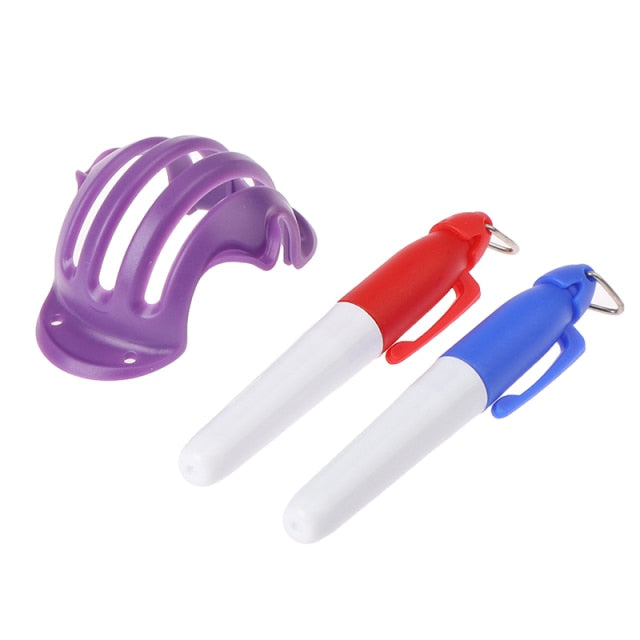 Golf Ball Alignment Identification Line Marker Golf Training Template Alignment - KiwisLove