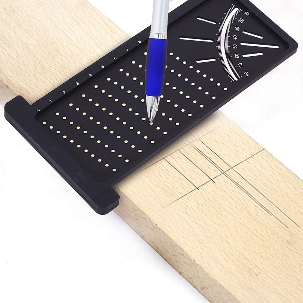 Scribe Mark Line Gauge T-Type Cross-Out   Angle Ruler Precision - KiwisLove