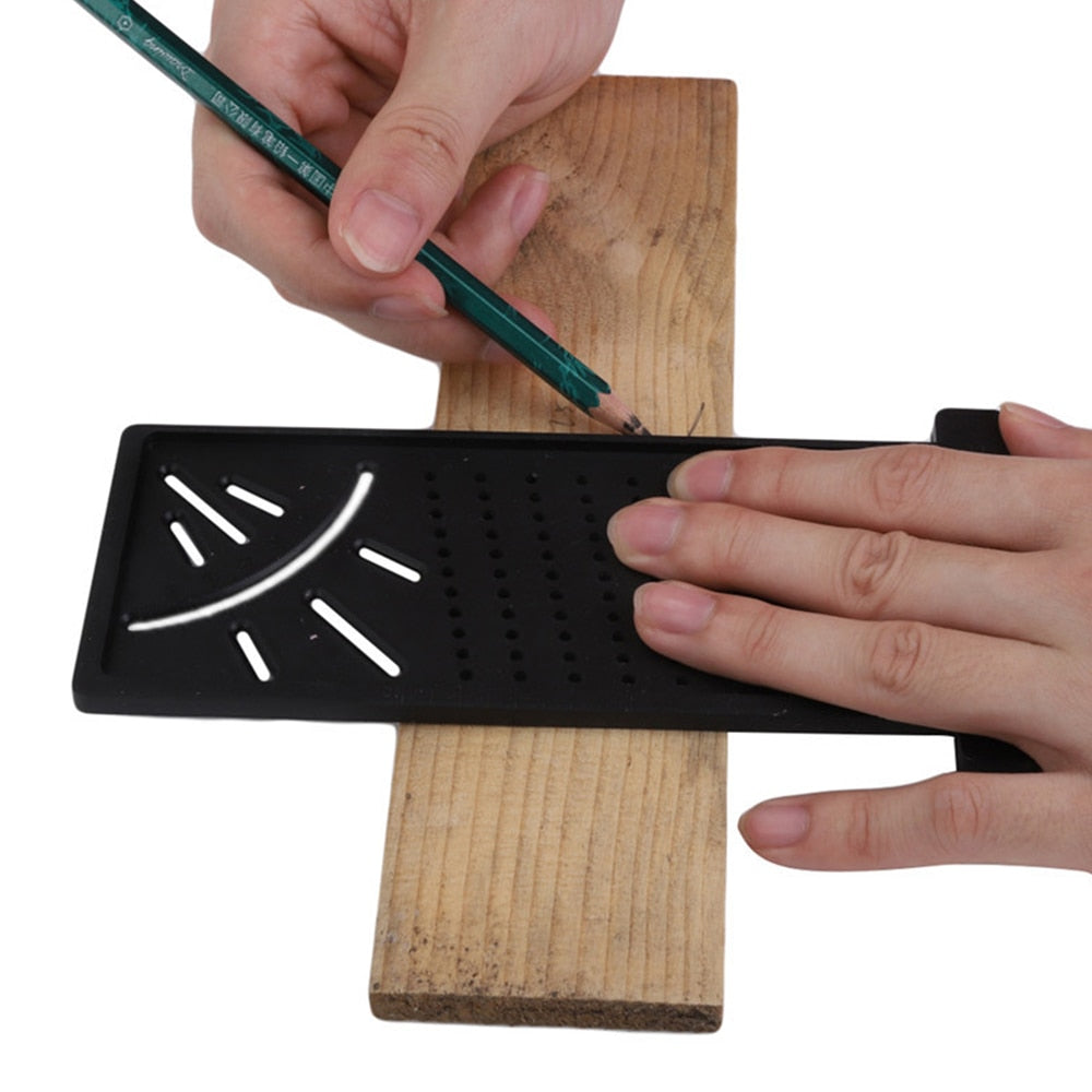 Scribe Mark Line Gauge T-Type Cross-Out   Angle Ruler Precision - KiwisLove
