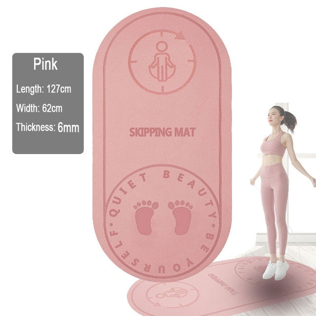 Cushioning Mute Yoga Mat Jump Rope Sound Insulation Shock Absorption High Density Board Anti-noice - KiwisLove