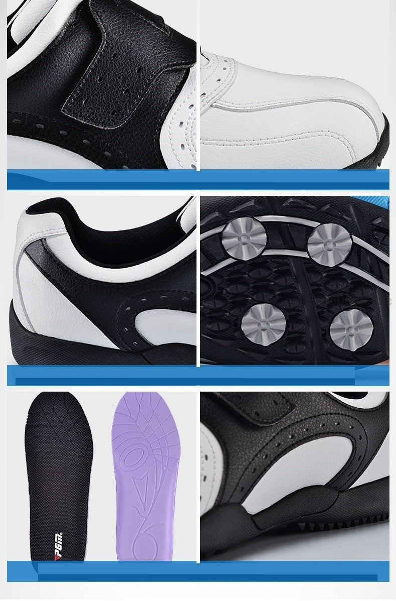 PGM Men Golf Shoes Breathable Cushioned Sneakers Spikesless Non-slip - KiwisLove